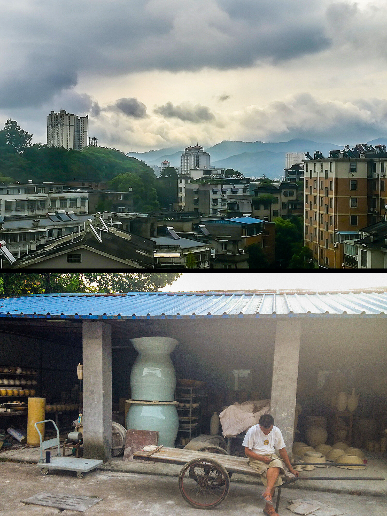 Herrn Jiangs Werkstatt in Jingdezhen, China | Fotos: Marshall Paul