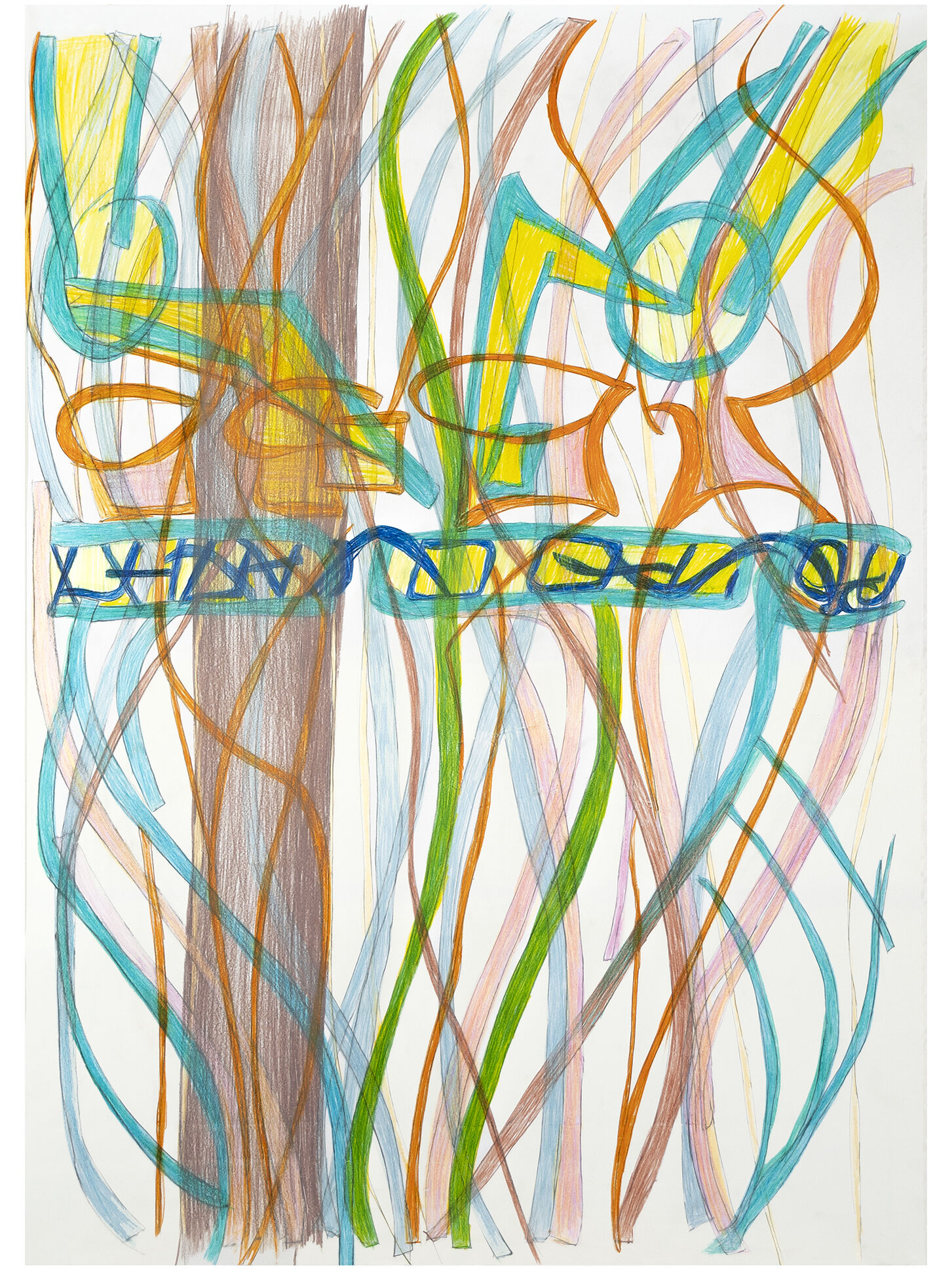 INDUSTRY 4.0 | Uli Aigner 2024 | 86 x 60 cm | Colored pencil on paper | Photo: Tom McCallie